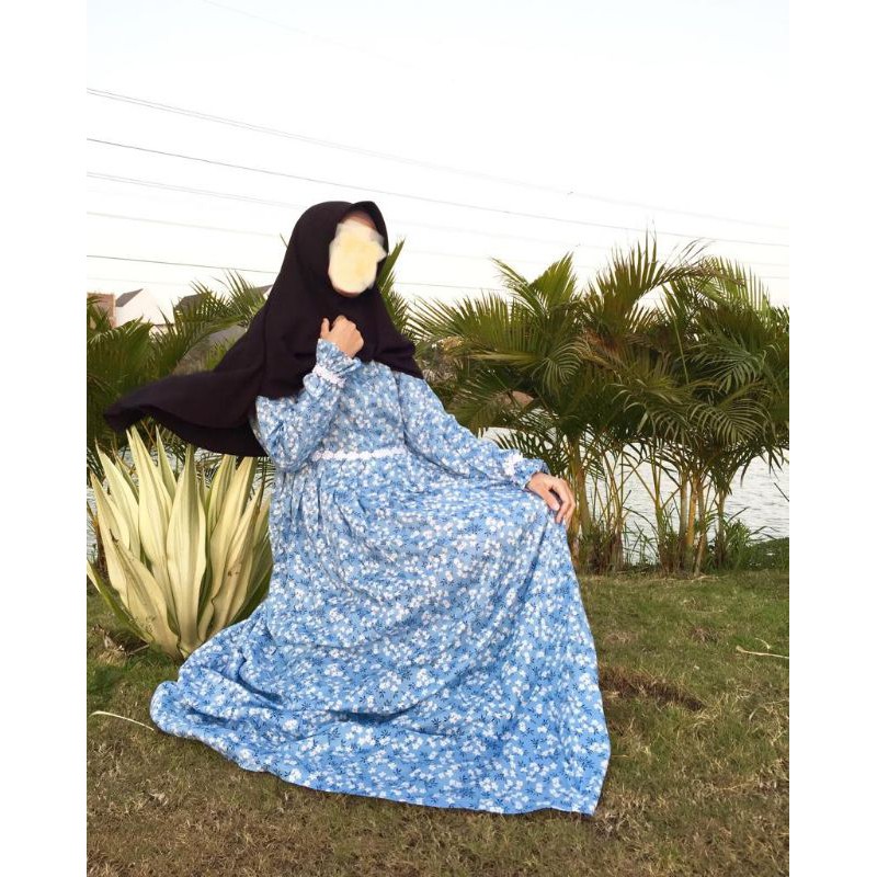 DAISY BLUE_JASMINE DRESS by Aulia daster