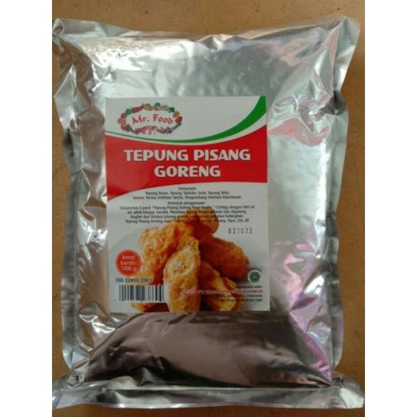 

Tepung Pisang Goreng Mr. Food 1000 gr