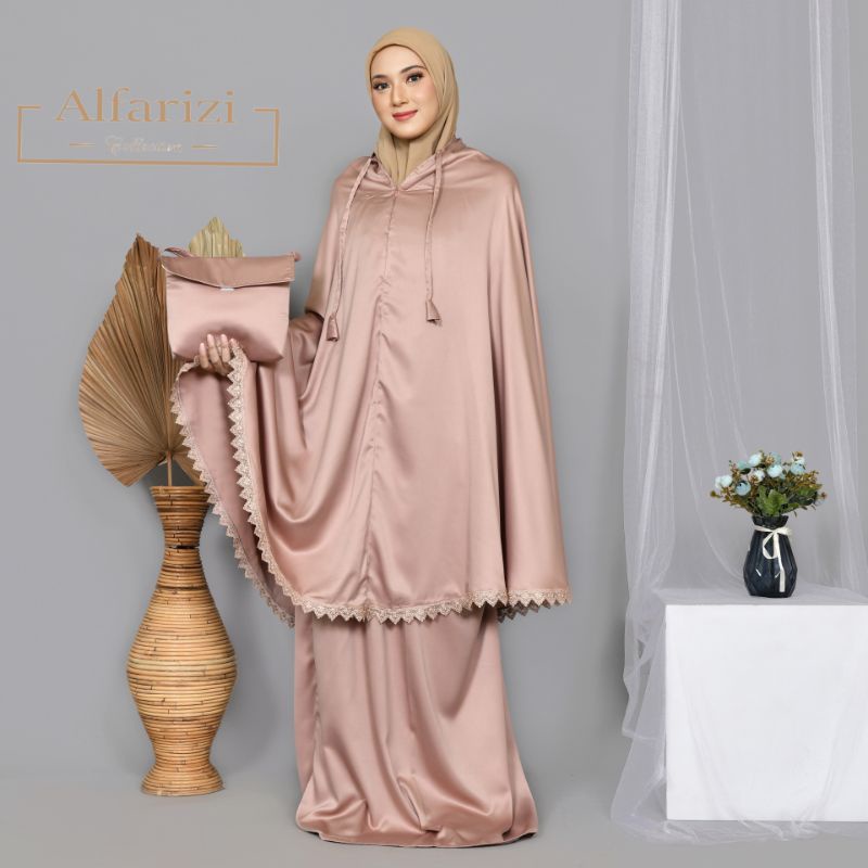 Mukena Dewasa Daily 2 in 1 KEYLA Katun Silk Jumbo