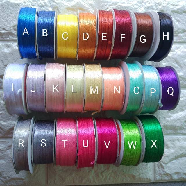 Pita satin 3mm 1/8 inch