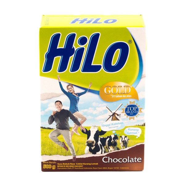 

HILO Gold Less Fat Chocolate 500gr for 51 Plus Years Old