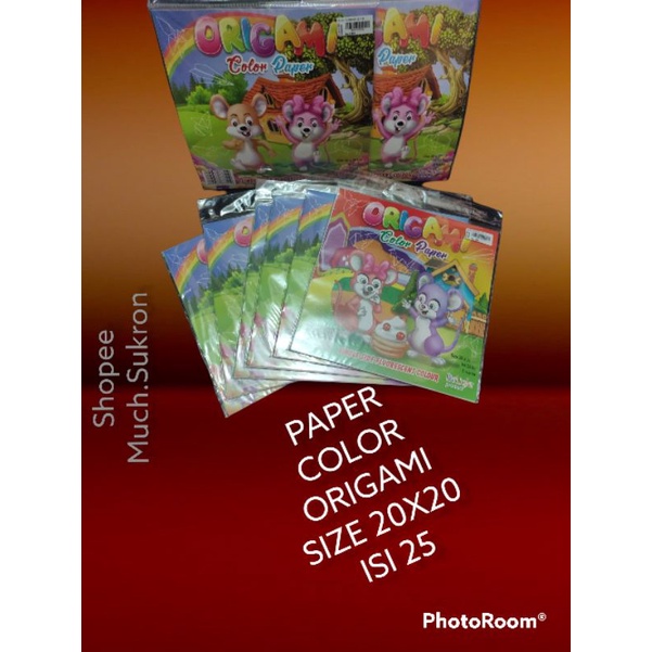 

ORIGAMI 20X20 Harga 1 Pack isi 25