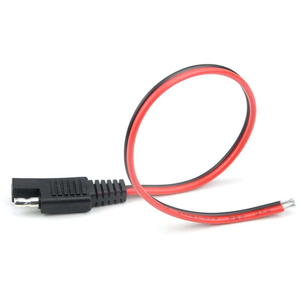 ELEGANT 2/4 PCS SAE Connector Cable 18AWG Battery Plug Wire Power Automotive Cable 30CM Solar Panel Solar Plug 2 Pin Quick Disconnect Car Jump Starter Extension Cable