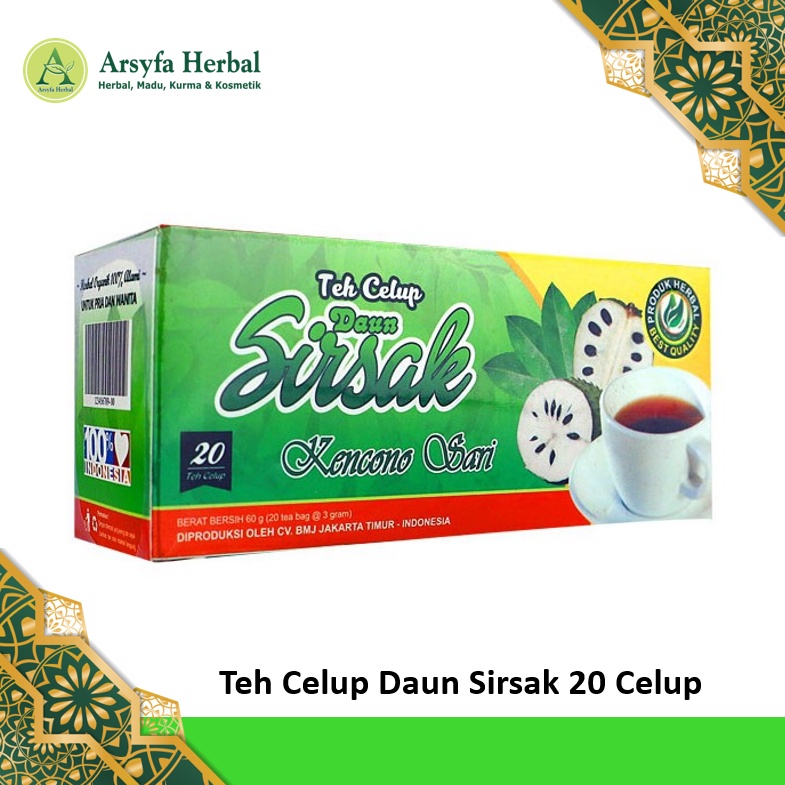 

Teh Celup Daun Sirsak Herbal Kanker Asli Original