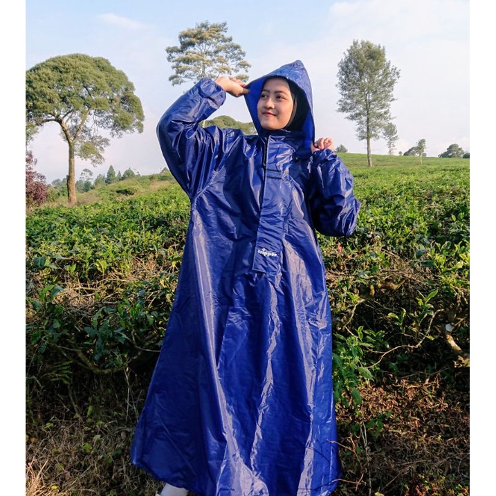 Jas Hujan Gamis Syar'i Mantel Raincoat Jumbo Big Size