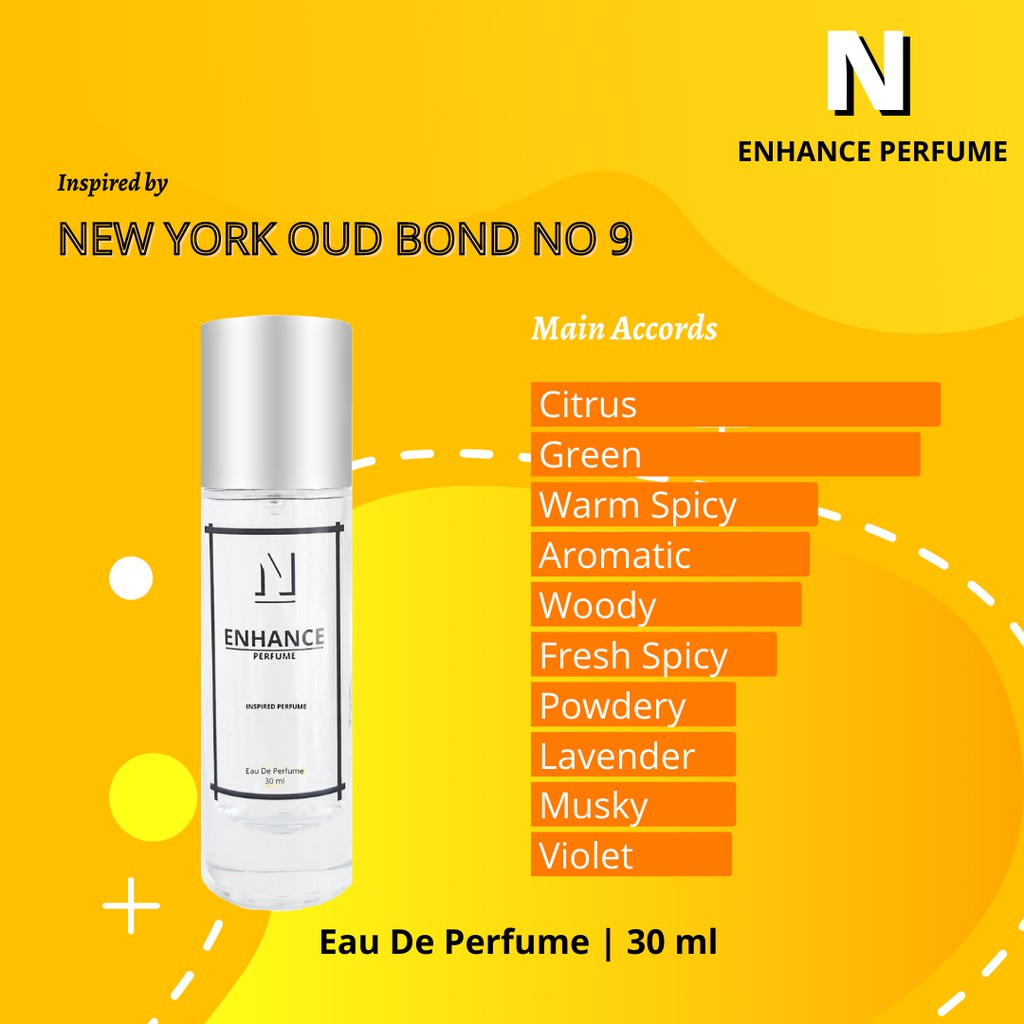 Enhance Perfume Inspired by OUD BOND NO 9