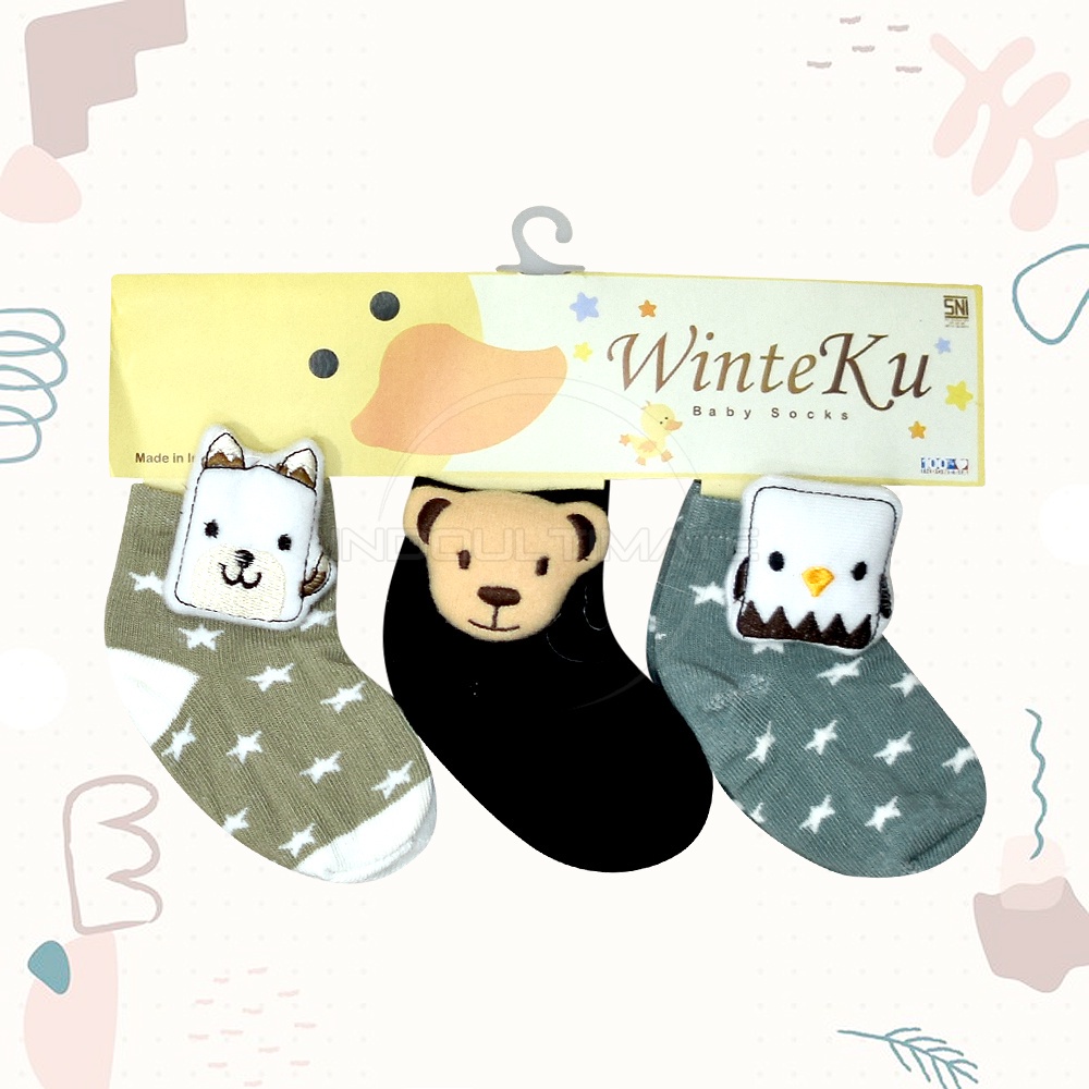 3Pcs Kaos Kaki Bayi Newborn (0-6 Bulan ) Kaos Kaki Bayi Laki-Laki Perempuan SY-0625 Kaos Kaki Motif Karakter Baby Sock Sarung Kaki Bayi Pelindung Kaki Bayi Alas Kaki Bayi Aksesoris Pakaian Bayi Kaos Kaki Bayi Polos Karakter