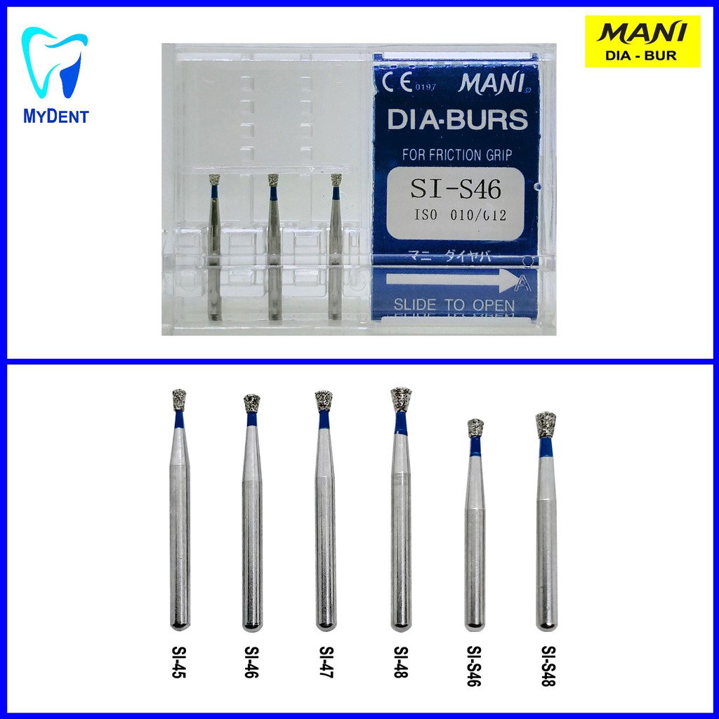 Bur Preparasi Single Inverted Cone burs preparasi gigi