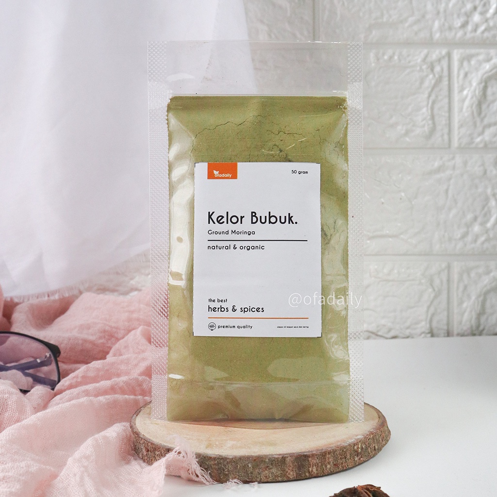 

Daun Kelor bubuk Ground moringa Rempah JSR Herbal super food - ofadaily