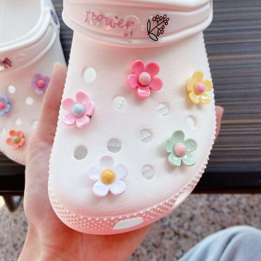 9 Pcs Aksesoris Crocs jibbitz Charm Button Untuk Sepatu Wanita