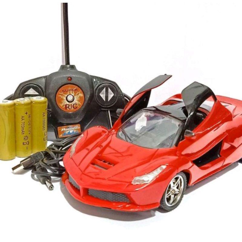 Mobil remote control Lamborghini buka pintu charger modern team terpercya