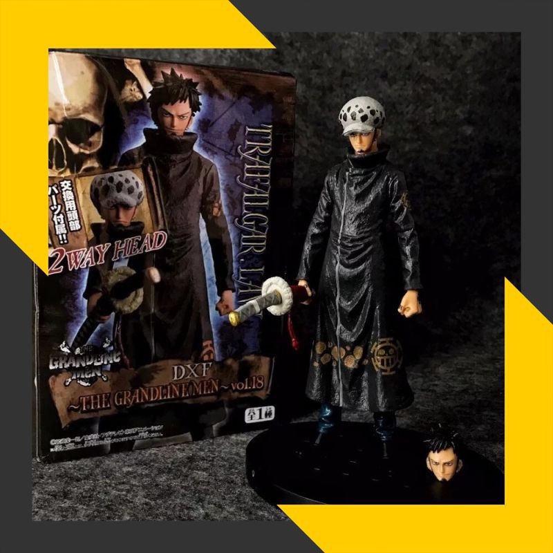 Anime Figure Import Berkualitas 18 Cm One Piece Trafalgar Law Anime Action Figure Pvc Koleksi Angka