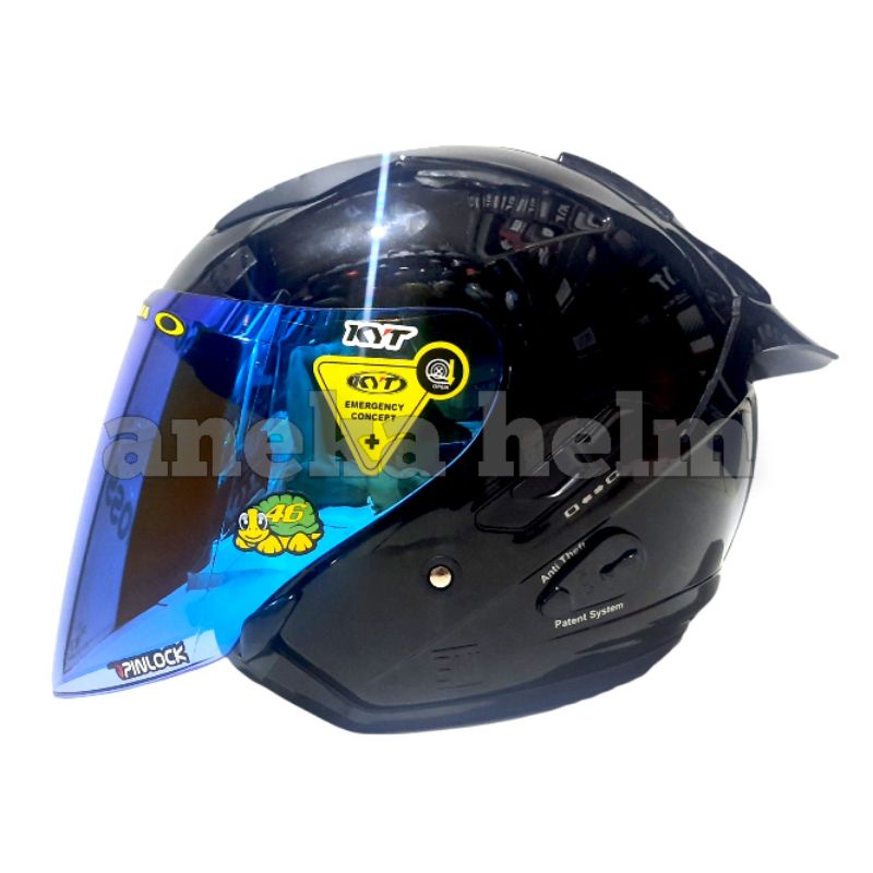 paket ganteng kyt galaxy flat r visor iridium