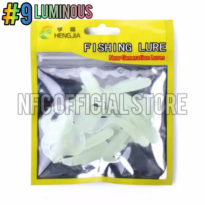 Umpan casting Soft lure 6cm/2gr Umpan karet 1pack isi 10pcs