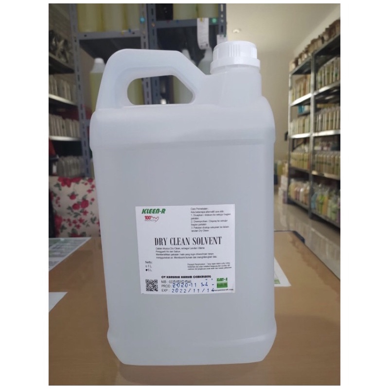 Dry Clean Solvent 5 Liter Kleen-R Harume Pembersih Utama Proses Dry Cleaning