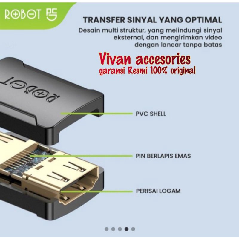 ROBOT RHH10 HDMI Female to Female 4K Adapter