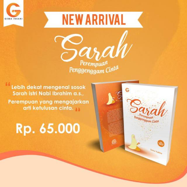 Jual BUKU ISLAMI. NEW ARRIVAL "SARAH PEREMPUAN PENGGENGGAM CINTA ...