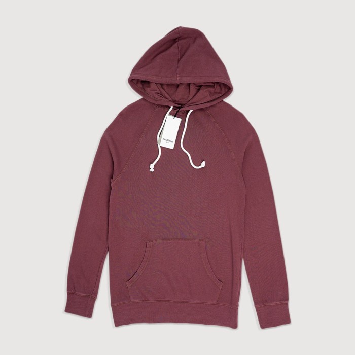 HOODIE  PRIA GOODFELLOW PULLOVER HOODIE MAROON ORIGINAL