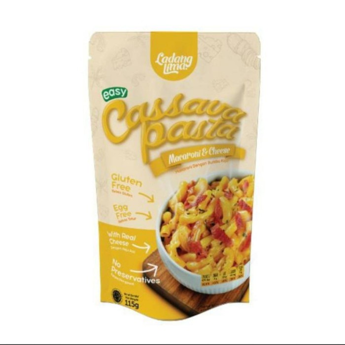 

Ladang Lima Cassava Fsli Mac&Cheese 115G