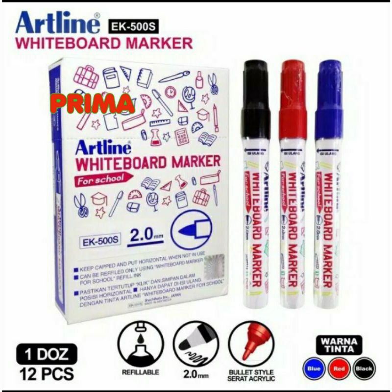 

SPIDOL WHITEBOARD ARTLINE SCHOOL (MUDAH DIHAPUS) EK-500S