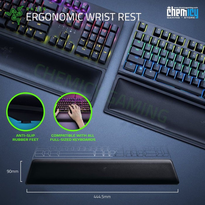 Razer Ergonomic Wrist Rest for Full-Sized Keyboards