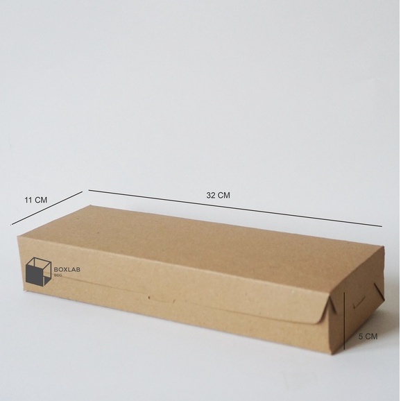 

Box Kraft 31x11x5 cm, Box Brownies Besar , Packaging , Kotak Kraft, Dus BR 31115