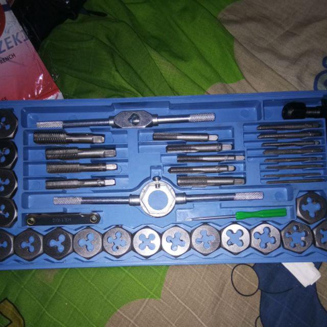 Tap And Die Set 40pcs Tap Senai Merek Random