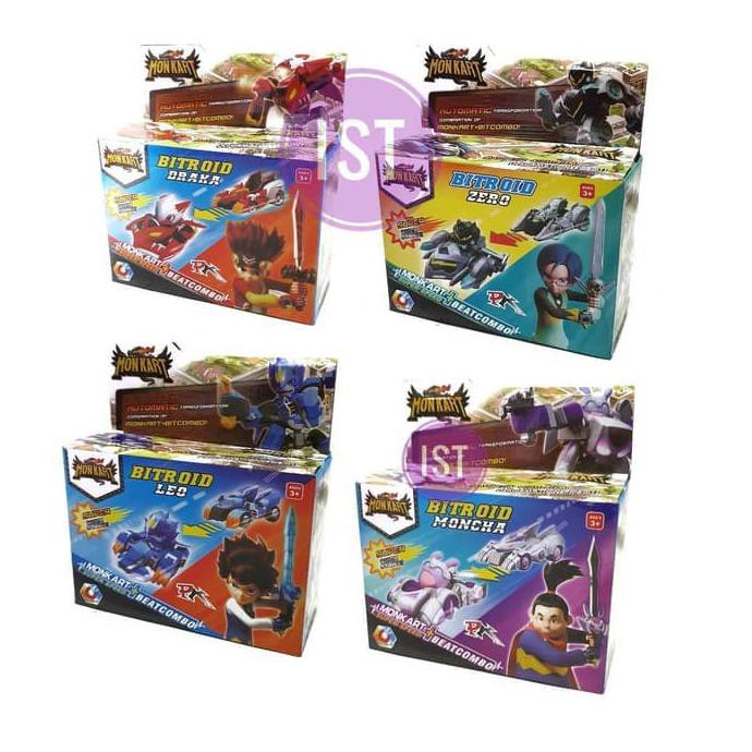 MAINAN ROBOT MONKART MEGAROID bitroid / moncart leo zero draka mocha