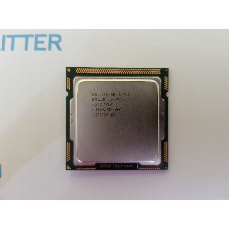 Processor Intel core i5 750