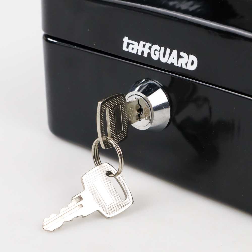 TD - RUM TaffGUARD Kotak Brankas Uang Safebox Key Lock 15.5x12.2x8cm - JJZS66