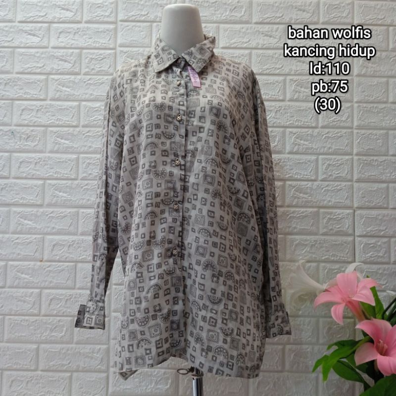 PRELOVED THRIFT KEMEJA WANITA // KEMEJA WANITA // PRELOVED KEMEJA // THRIIFT KEMEJA // THRIFT KEMEJA BEKAS-20