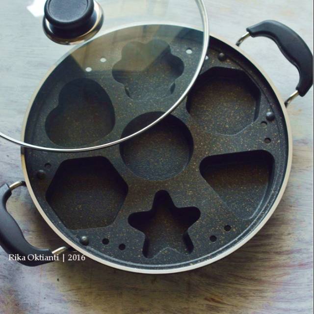 Cetakan Kue Cubit Teflon Aneka Bentuk