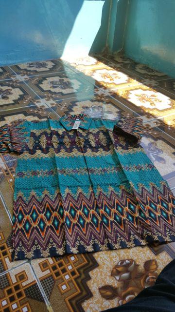 Sarimbit Batik Couple Terkini Ayunda Zavira - Warna Merah, Tosca, Biru, Kuning - M L Xl