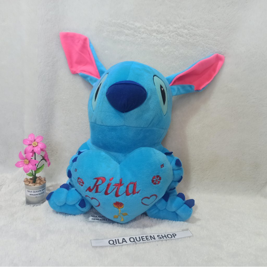 TERMURAH Boneka stitch stit stick size XL bisa ukir NAMA