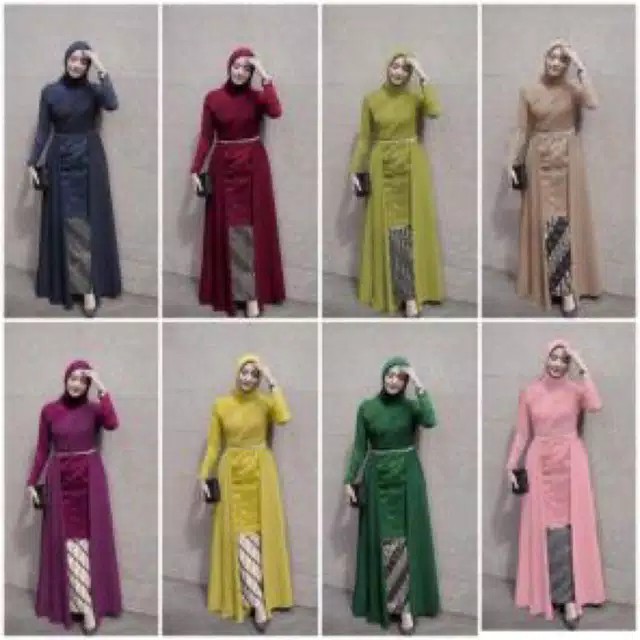 𒆜ᔕᖇᎥᕼᗩᑎᑎᑌᖇ𒆜SIERRA IVANA KEBAYA BRUKAT CORNELI GLITTER KEBAYA CERUTY KEBAYA SELENDANG 8 WARNA GAMIS C