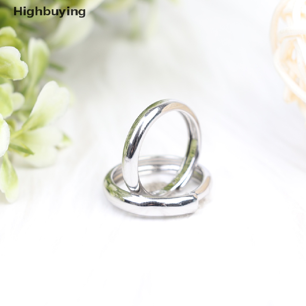 Hbid 1 Pasang Cincin Nikah / Tunangan Adjustable Hias Kristal / Berlian Untuk Pasangan / Pria / Wanita