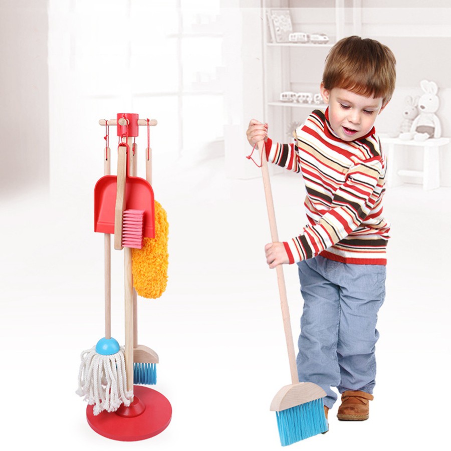 dust sweep & mop toy set