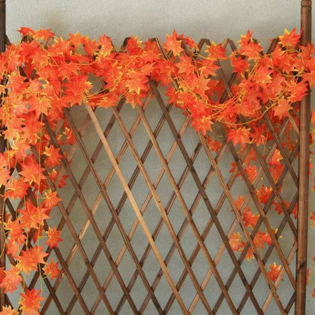 Daun rambat hias daun artificial hiasan cafe hiasan restaurant hiasan kanopi daun plastik bagus