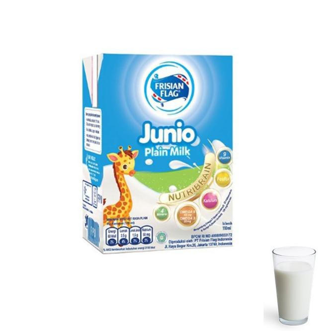 

[KODE ] Frisian Flag Junio UHTM Plain Carton Pack 6x6x110ml TERLAKU..!!