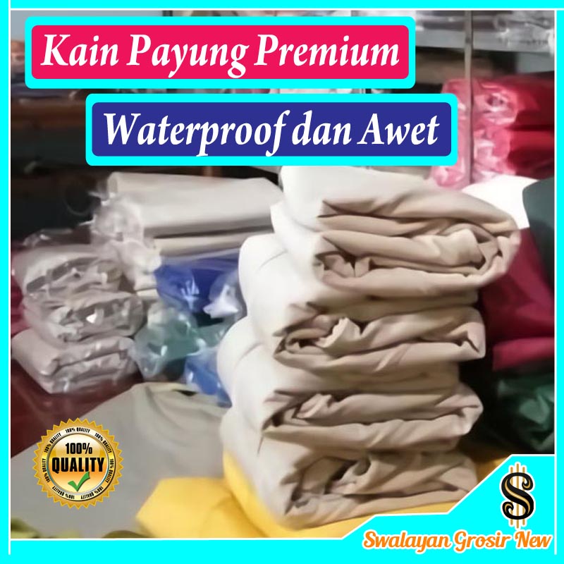 Kain Tenda Payung Taman Cafe Hotel Premium Kuat dan Waterproff Kain SR