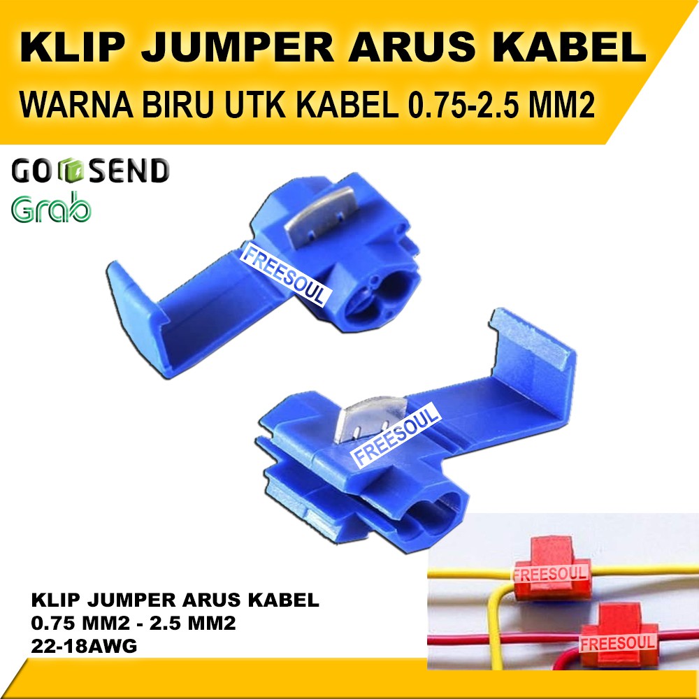 Klip Jumper Kabel - Klip Arus Kabel Universal - Quick Connector