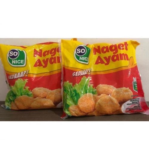 

Naget so nice (2 bungkus) / Nugget Ayam Sonice (random stick or coin)