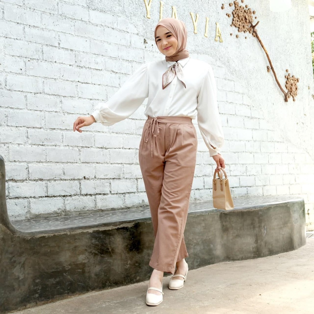 WYNA PANTS / CELANA KERJA / CELANA WANITA / CELANA LINEN