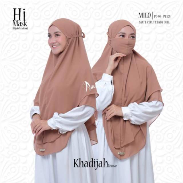 KHIMAR KHADIJAH 1 SET MASKER || AYUNDYA