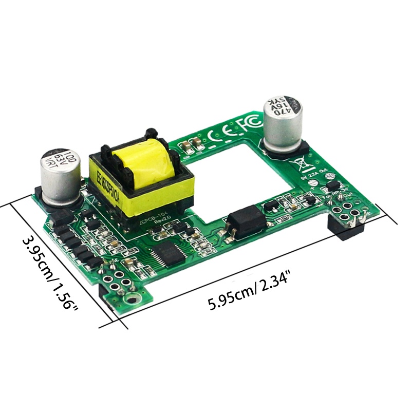 Btsg Ethernet Active PoE 5V Power Module Untuk Raspberry Pi 3B+RPI 4B Dengan Heat Sink