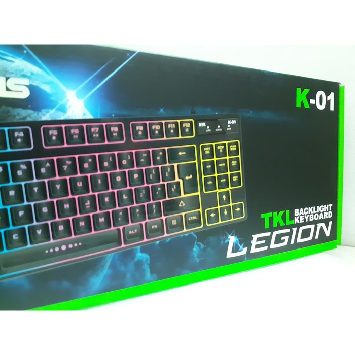 keyboard gaming NYK K-01 TKL RGB gaming keyboard NYK K01