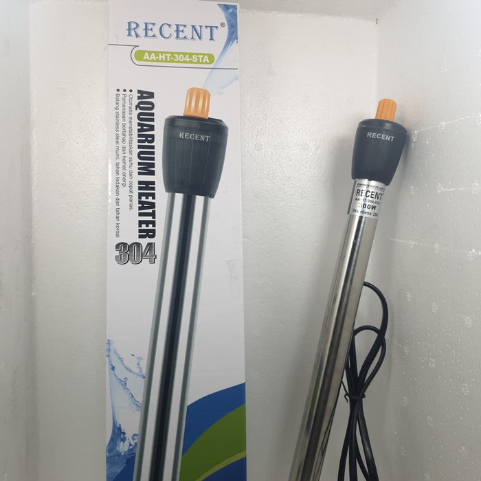 heater penghangat air aquarium bagus murah recent 300w stenlis