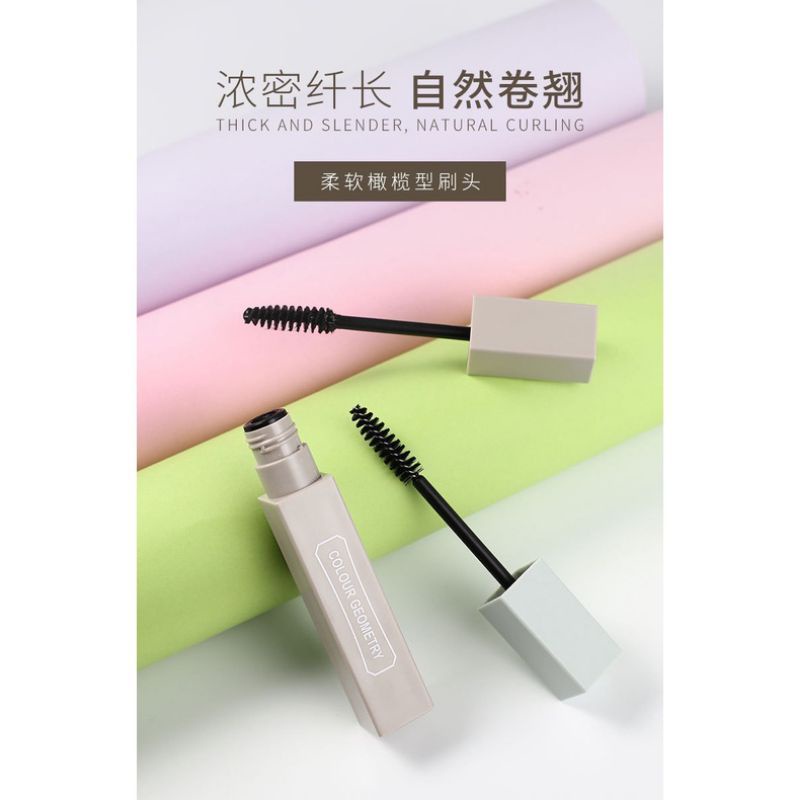 Mascara Lameila Color Geometry Waterproof Tahan Lama Menebalkan Lentik Bulu Mata Original Murah Maskara Kosmetik Makeup Make Up Mata Wajah Perempuan Dandan Pempercantik Diri