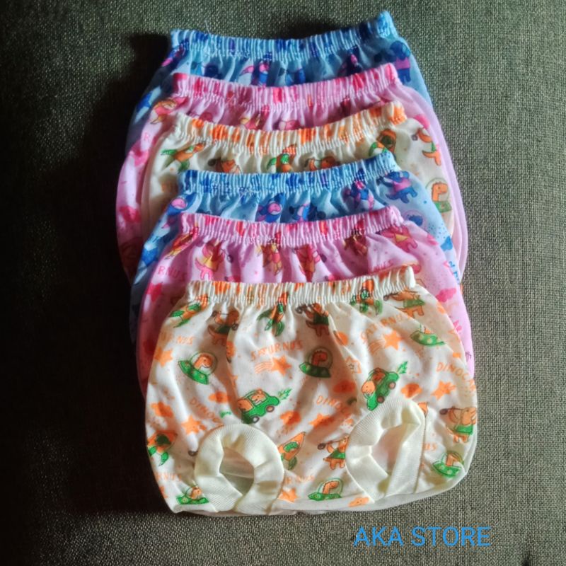 lusinan 12 pcs Celana pop warna bayi size M murah