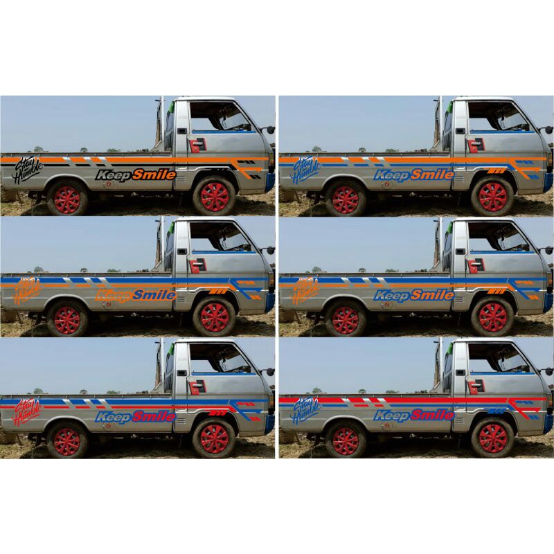 Sticker cutting variasi mobil